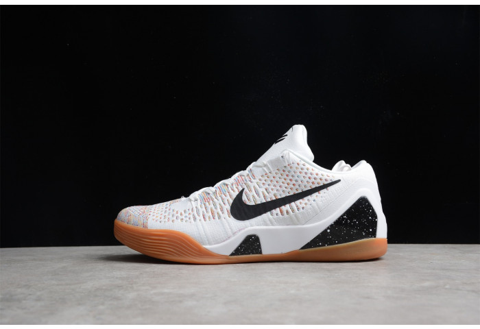 nike kobe 9 elite premium low htm milan white multi-color 698595-109