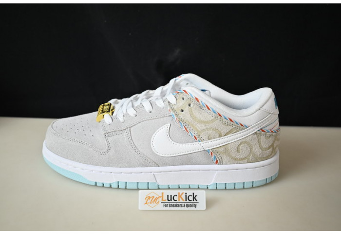 nike dunk low barbershop grey    dh7614-500