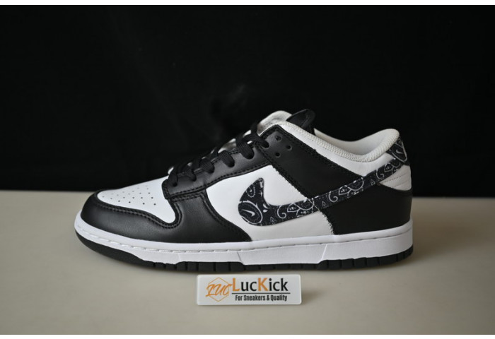 nike dunk low “black paisley”  dh4401-100