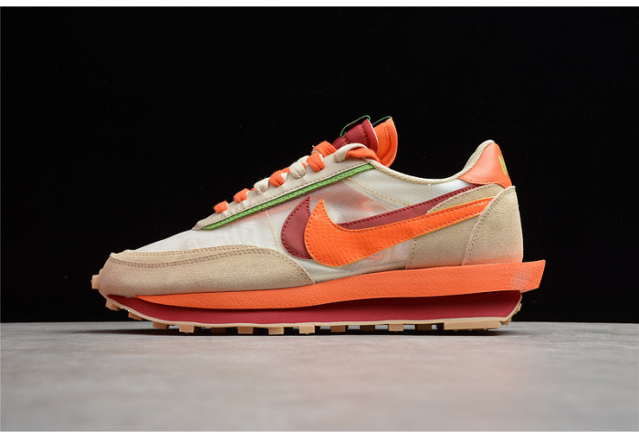nike ldwaffle clot sacai net orange blaze dh1347-100
