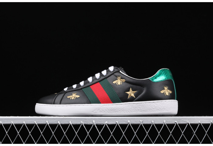 gc ace embroidered low-top blackstar