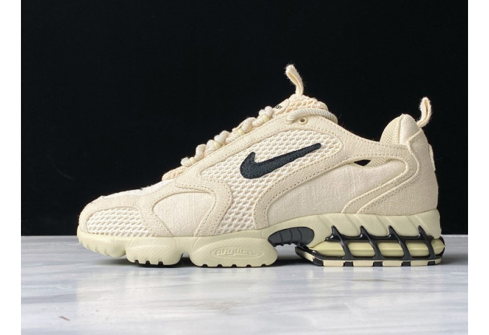 nike air zoom spiridon cage 2 stussy fossil  cq5486-200