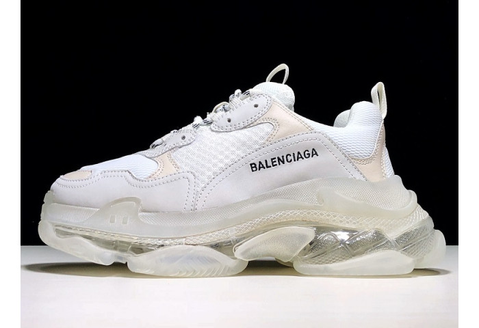 balenga triple s clear sole white 541624 w09e1 9000