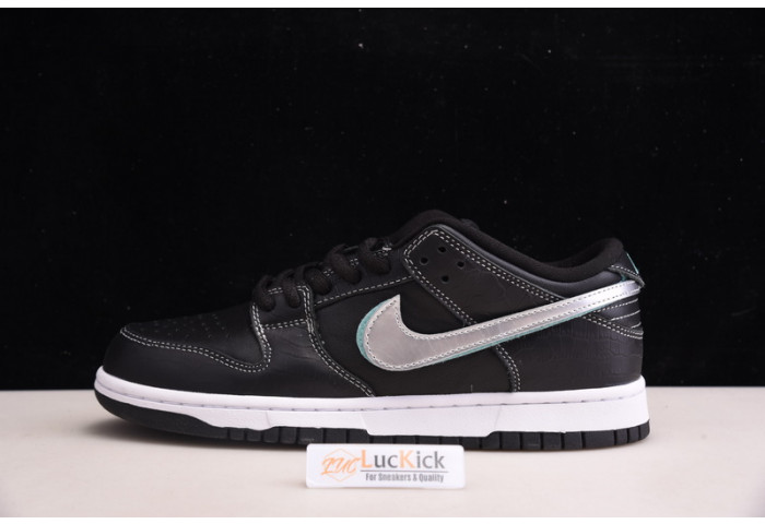 nike sb dunk low Di*m*nd s*pply co black Di*m*nd bv1310-001