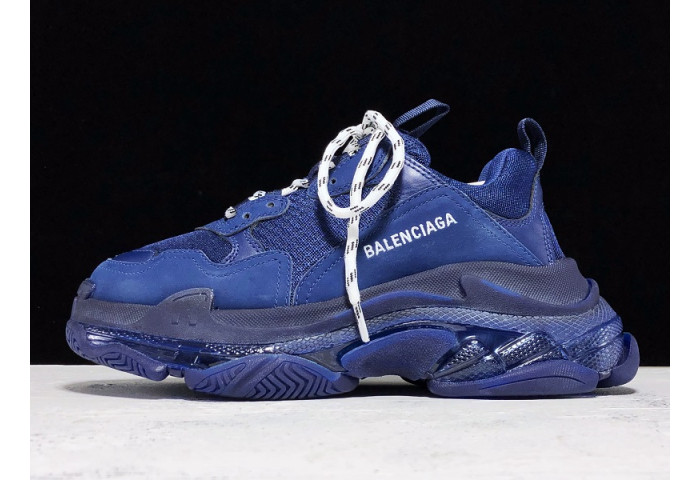 balenga triple s clear sole navy 541624w09o14107