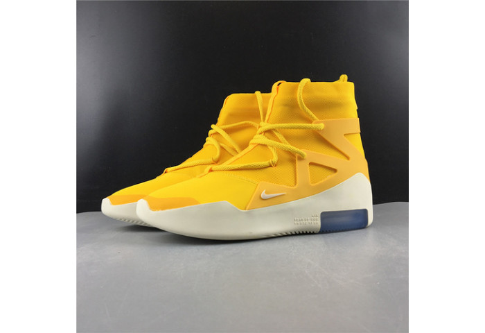nike air fear of god 1 yellow ar4237-700a