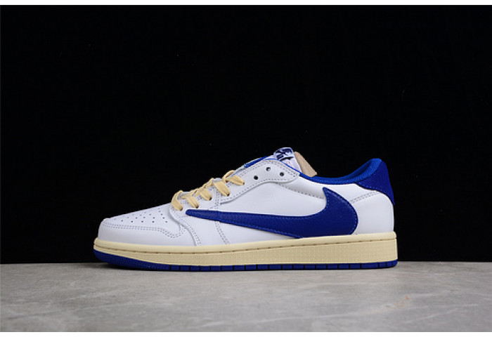 fragment design x travis scott x air jordan 1 retro low white royal blue dm9868-218