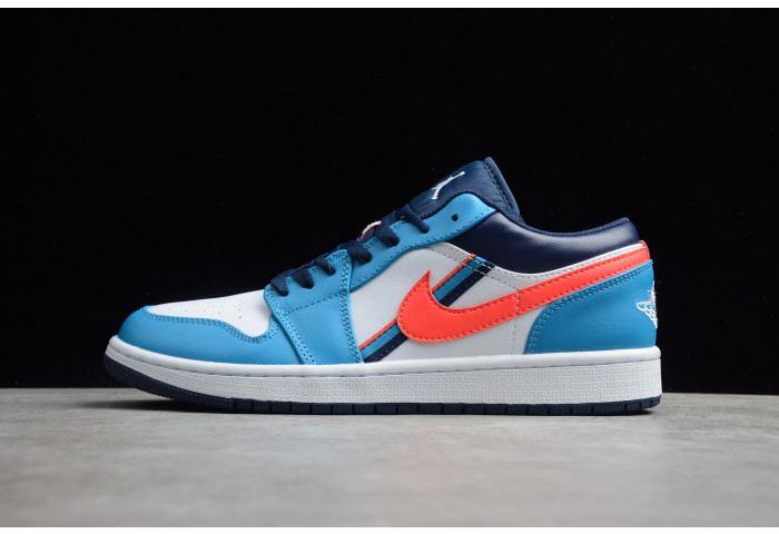 air jordan 1 low with added tri-color ribbons cv4892-100