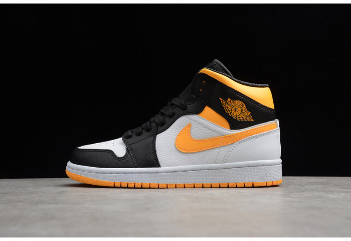 jordan 1 mid   orange black (w) cv5276-107