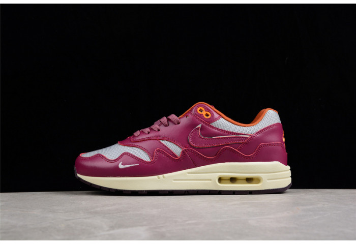 patta x nike air max 1 night maroon do9549-001
