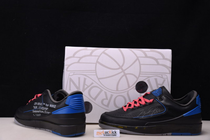 jordan 2 retro low sp ow black blue dj4375-004