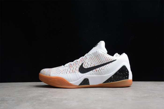 nike kobe 9 elite premium low htm milan white multi-color 698595-109