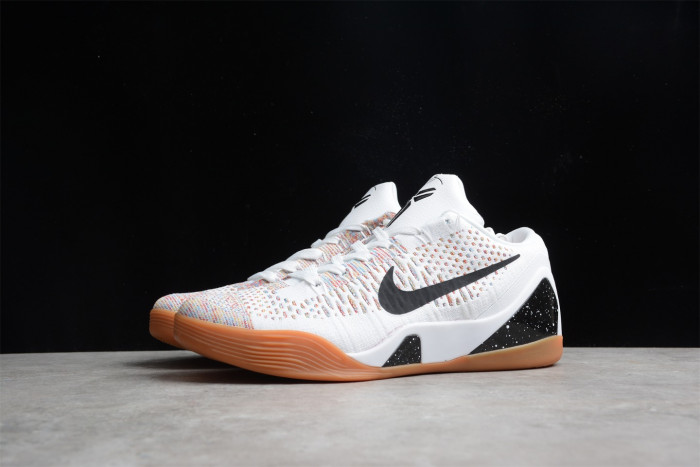 nike kobe 9 elite premium low htm milan white multi-color 698595-109