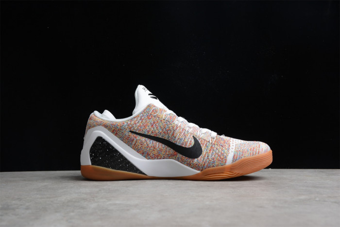 nike kobe 9 elite premium low htm milan white multi-color 698595-109