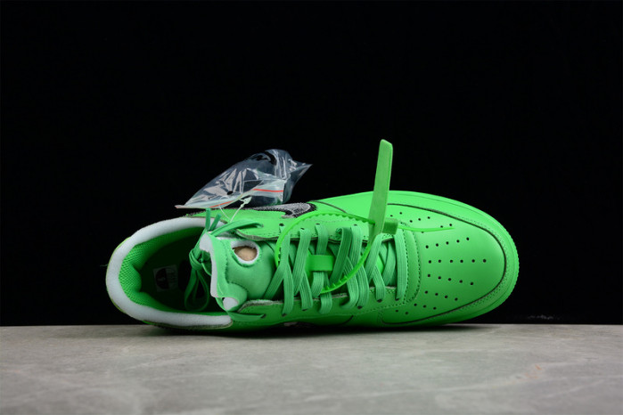 ow x nike air force 1 low green dx1419-300