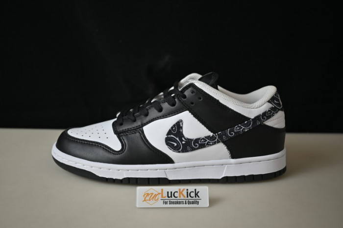 nike dunk low “black paisley”  dh4401-100