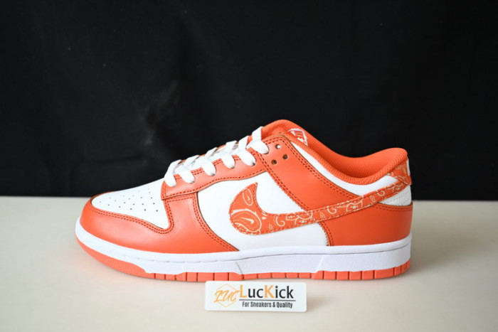 nike dunk low essential paisley pack orange (w)  dh4401-103