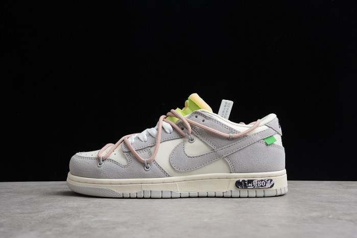 nike dunk low off-white lot 12 - em1602-113