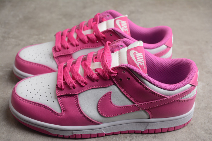 nike dunk low gs “active fuchsia  fj0704-100