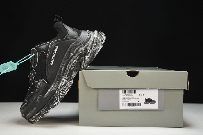 balenga triple s black clear sole    btsbcs-021