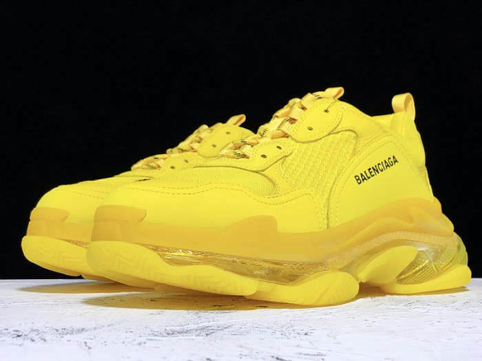 balenga triple s clear sole yellow 544351 w09o1 6501