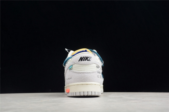 nike dunk low ow lot 16   dj0950-111