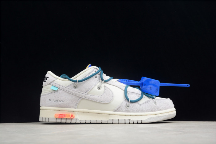 nike dunk low ow lot 16   dj0950-111