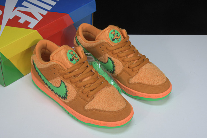 nike sb dunk low grateful dead bears orange cj5378-800