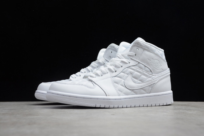 jordan 1 mid quilted white (w) db6078-100