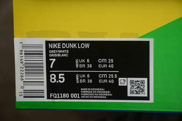 nk dunk low  fq1180-001