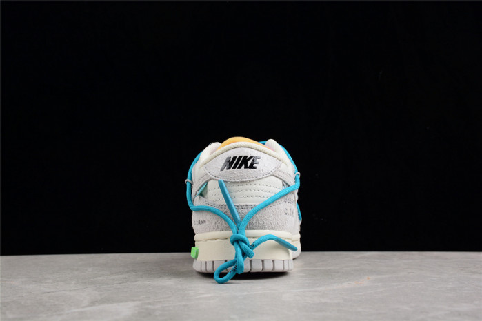 nike dunk low off-white lot 36- dj0950-107