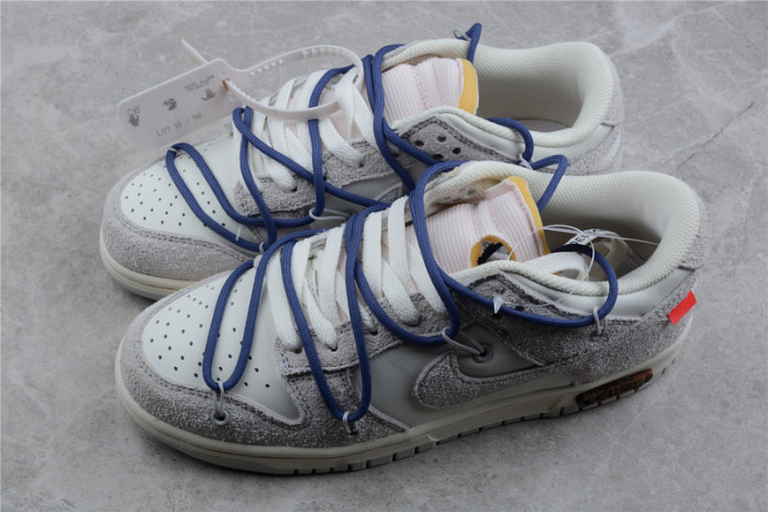 nike dunk low off-white lot 18 - dj0950-112