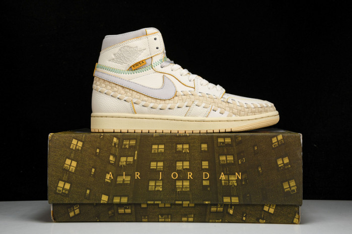 union x air jordan 1 high “woven”  fd2565-100