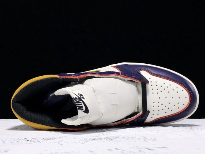 air jordan 1 retro high og defiant sb lakers cd6578-507