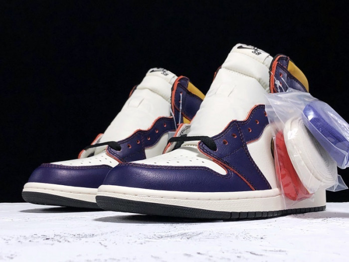 air jordan 1 retro high og defiant sb lakers cd6578-507