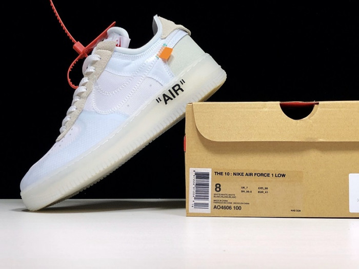 nike air force 1 low ow ao4606-100