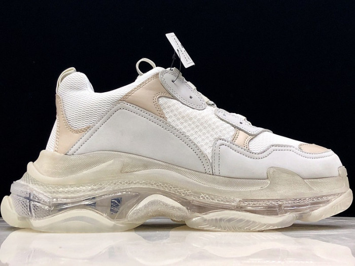 balenga triple s clear sole grey 541624w09o11705