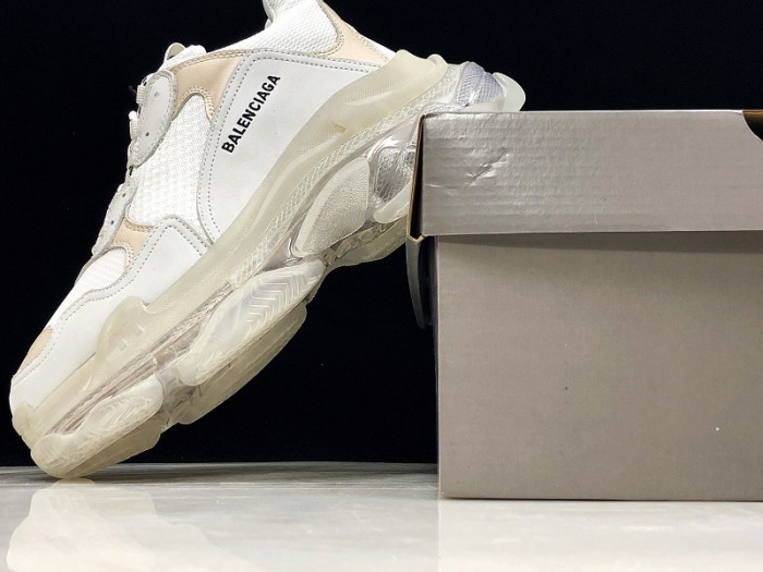 balenga triple s clear sole grey 541624w09o11705