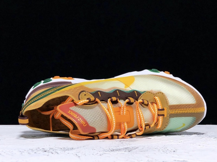 nike react element 87 orange peel cj6897-113