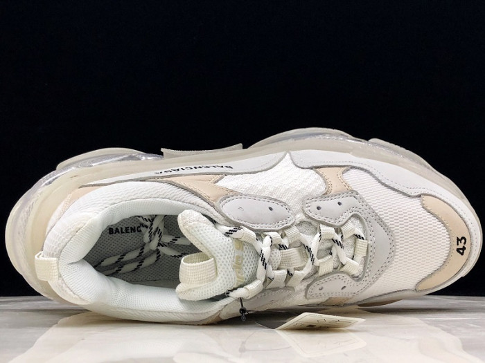 balenga triple s clear sole grey 541624w09o11705