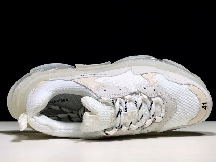 balenga triple s clear sole white 541624 w09e1 9000