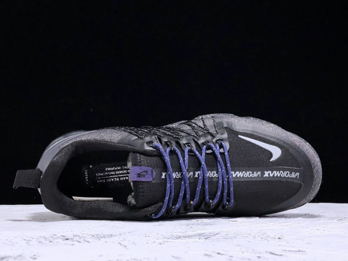 nike air vapormax run utility black reflect silver (w) aq8811-001
