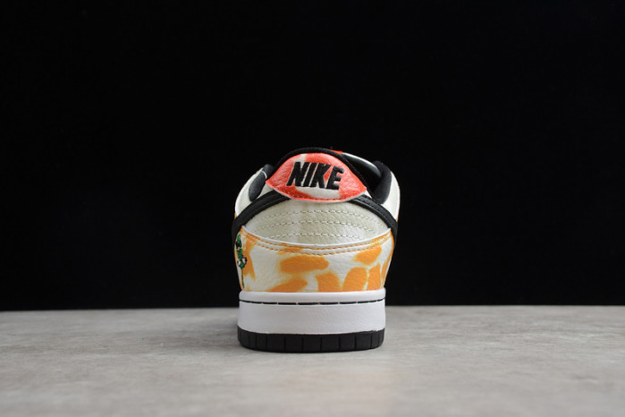 nike sb dunk low raygun tie-dye white bq6832-101