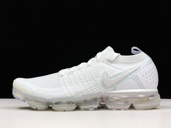 nike air vapormax flyknit 2 white vast grey 942842-105