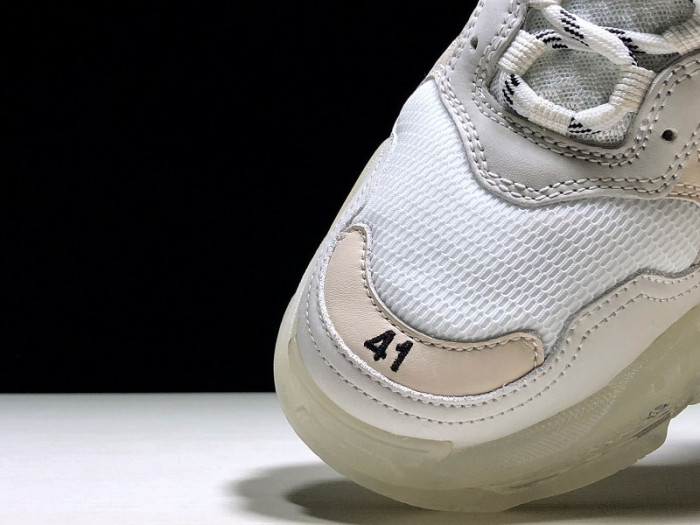 balenga triple s clear sole white 541624 w09e1 9000