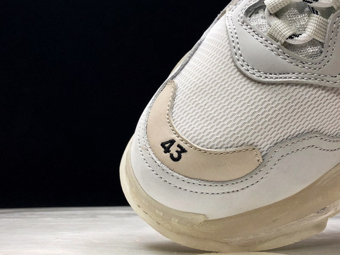 balenga triple s clear sole grey 541624w09o11705