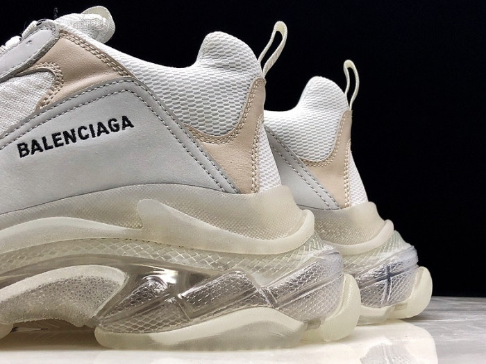 balenga triple s clear sole grey 541624w09o11705