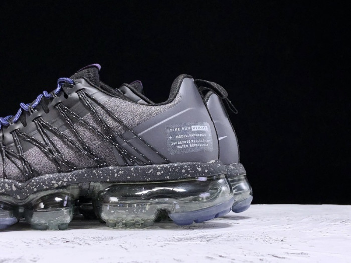 nike air vapormax run utility black reflect silver (w) aq8811-001