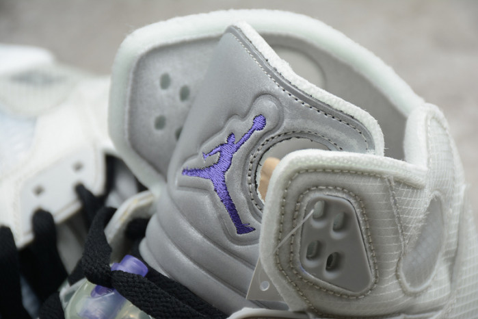 2020 ow x air jordan 5 grey/green-white ct8480-105