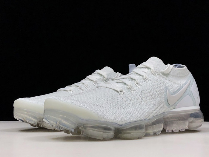 nike air vapormax flyknit 2 white vast grey 942842-105